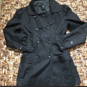 Marc by Marc Jacob Black Trenchcoat